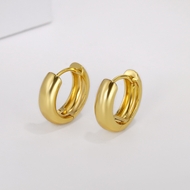 Picture of Fast Selling Gold Plated Delicate Huggie Earrings from Editor Picks