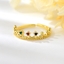 Show details for Delicate Cubic Zirconia Adjustable Ring with Fast Shipping