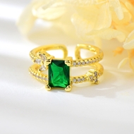 Show details for Irresistible Green Gold Plated Adjustable Ring For Your Occasions Show details for Irresistible Green Gold Plated Adjustable Ring For Your Occasions