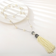 Show details for Best Quality Classic shell pearl Y Necklace Show details for Best Quality Classic shell pearl Y Necklace