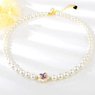Show details for Butterfly White Collar Necklace with Beautiful Craftmanship Show details for Butterfly White Collar Necklace with Beautiful Craftmanship