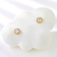 Show details for Fashionable Small White Dangle Earrings Show details for Fashionable Small White Dangle Earrings