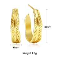 Picture of New Season Gold Plated Big Big Hoop Earrings with SGS/ISO Certification