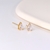 Picture of Love & Heart Cubic Zirconia Big Stud Earrings with Speedy Delivery