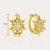 Picture of Delicate Copper or Brass Clip On Earrings Online Only