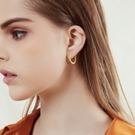 Picture of Delicate Small Huggie Earrings Online Only