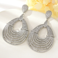 Show details for Inexpensive Platinum Plated Copper or Brass Dangle Earrings from Reliable Manufacturer Show details for Inexpensive Platinum Plated Copper or Brass Dangle Earrings from Reliable Manufacturer