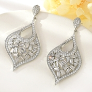 Show details for Famous Big Copper or Brass Dangle Earrings Show details for Famous Big Copper or Brass Dangle Earrings