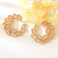 Show details for Leaf White Dangle Earrings with Speedy Delivery Show details for Leaf White Dangle Earrings with Speedy Delivery