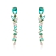 Show details for Fancy Big Green Dangle Earrings