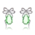 Picture of Luxury Green Dangle Earrings Online Only