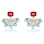 Show details for Buy Gold Plated Colorful Dangle Earrings with Wow Elements