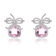 Picture of Luxury Cubic Zirconia Dangle Earrings with Speedy Delivery