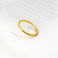 Picture of Small Gold Plated Fashion Ring of Original Design