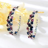 Show details for Nice Cubic Zirconia Copper or Brass Big Hoop Earrings Show details for Nice Cubic Zirconia Copper or Brass Big Hoop Earrings