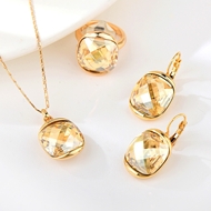 Show details for Most Popular Swarovski Element Yellow 3 Piece Jewelry Set Show details for Most Popular Swarovski Element Yellow 3 Piece Jewelry Set