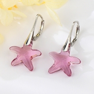 Show details for Fancy Big Swarovski Element Dangle Earrings Show details for Fancy Big Swarovski Element Dangle Earrings
