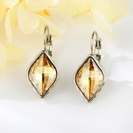 Show details for Best Swarovski Element Platinum Plated Dangle Earrings Show details for Best Swarovski Element Platinum Plated Dangle Earrings