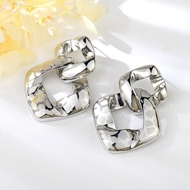 Show details for Trendy Platinum Plated Zinc Alloy Dangle Earrings with No-Risk Refund Show details for Trendy Platinum Plated Zinc Alloy Dangle Earrings with No-Risk Refund