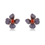 Show details for Charming Platinum Plated Cubic Zirconia Big Stud Earrings As a Gift