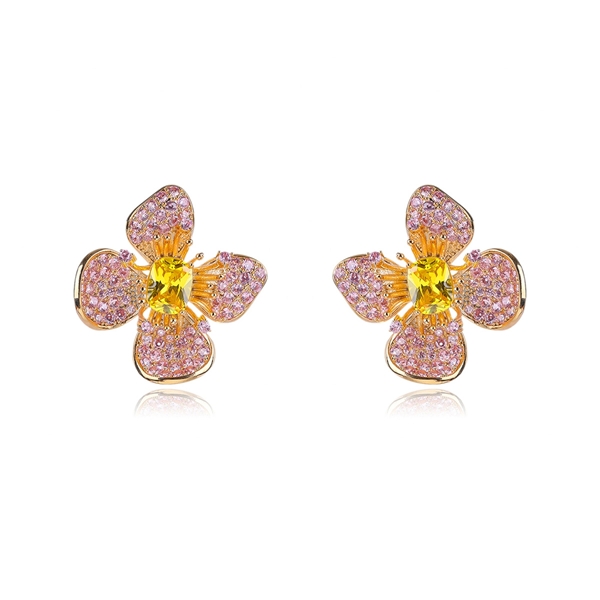 Picture of Stylish Big Luxury Big Stud Earrings