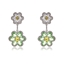 Show details for Shop Platinum Plated Big Dangle Earrings with Wow Elements