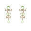 Show details for Irresistible Green Copper or Brass Dangle Earrings As a Gift