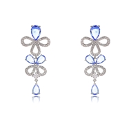 Picture of Distinctive Blue Big Dangle Earrings with Low MOQ