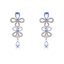 Show details for Distinctive Blue Big Dangle Earrings with Low MOQ