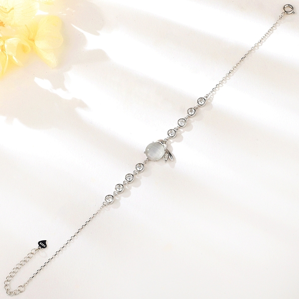 Picture of 925 Sterling Silver Cubic Zirconia Fashion Bracelet at Unbeatable Price