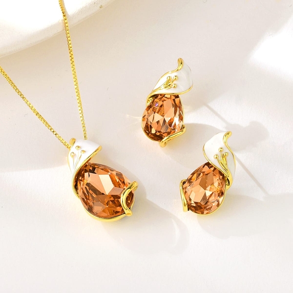 Picture of Eye-Catching Gold Plated Elegant 2 Piece Jewelry Set with Member Discount