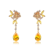 Picture of Luxury Gold Plated Dangle Earrings Online Only