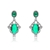 Picture of New Season Green Luxury Dangle Earrings with SGS/ISO Certification