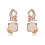 Show details for Charming Yellow Gold Plated Dangle Earrings with Easy Return