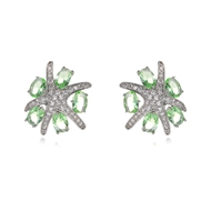 Picture of Wholesale Platinum Plated Starfish Huggie Earrings at Great Low Price