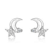 Picture of Cute 999 Sterling Silver Small Hoop Earrings in Exclusive Design