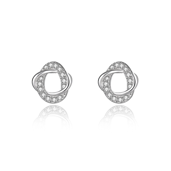 Picture of Cute 999 Sterling Silver Small Hoop Earrings with Worldwide Shipping