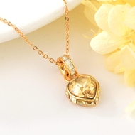 Show details for Bulk Rose Gold Plated Yellow Pendant Necklace Exclusive Online Show details for Bulk Rose Gold Plated Yellow Pendant Necklace Exclusive Online