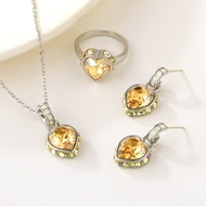 Show details for Most Popular Swarovski Element Copper or Brass 3 Piece Jewelry Set Show details for Most Popular Swarovski Element Copper or Brass 3 Piece Jewelry Set