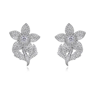 Picture of Great Cubic Zirconia Big Big Stud Earrings