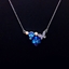 Show details for Attractive Blue Holiday Pendant Necklace For Your Occasions