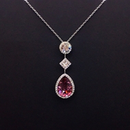 Show details for Hypoallergenic Platinum Plated Copper or Brass Pendant Necklace with Easy Return Show details for Hypoallergenic Platinum Plated Copper or Brass Pendant Necklace with Easy Return