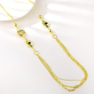 Show details for Zinc Alloy Fashion Long Chain Necklace from Reliable Manufacturer