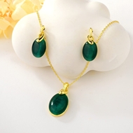 Picture of Most Popular Opal Zinc Alloy 2 Piece Jewelry Set