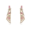 Show details for Popular Cubic Zirconia Pink Dangle Earrings