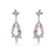 Picture of Top Flowers & Plants Cubic Zirconia Dangle Earrings