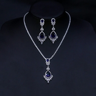 Show details for Good Quality Cubic Zirconia Luxury 2 Piece Jewelry Set Show details for Good Quality Cubic Zirconia Luxury 2 Piece Jewelry Set