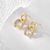 Picture of Fashion Gold Plated Dangle Earrings in Exclusive Design