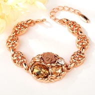 Picture of Zinc Alloy Gold Plated Fashion Bracelet From Reliable Factory