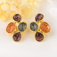 Show details for Shop Gold Plated Enamel Dangle Earrings with Wow Elements Show details for Shop Gold Plated Enamel Dangle Earrings with Wow Elements